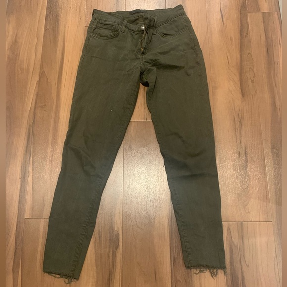 Joe's Jeans Denim - Sold consignment Joe’s Jeans army green icon skinny ankle jeans size 27